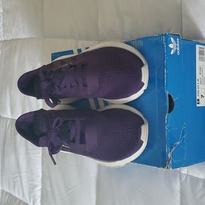 Purple adidas